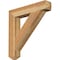 Ekena Millwork Traditional Craftsman Rough Sawn Bracket, Western Red Cedar, 4"W x 24"D x 24"H BKT04X24X24TRA04RWR - alternate 1